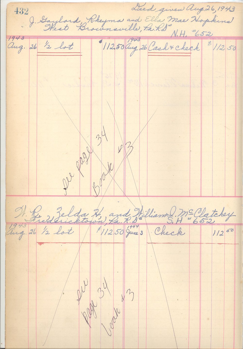 Lot Owner Book 1